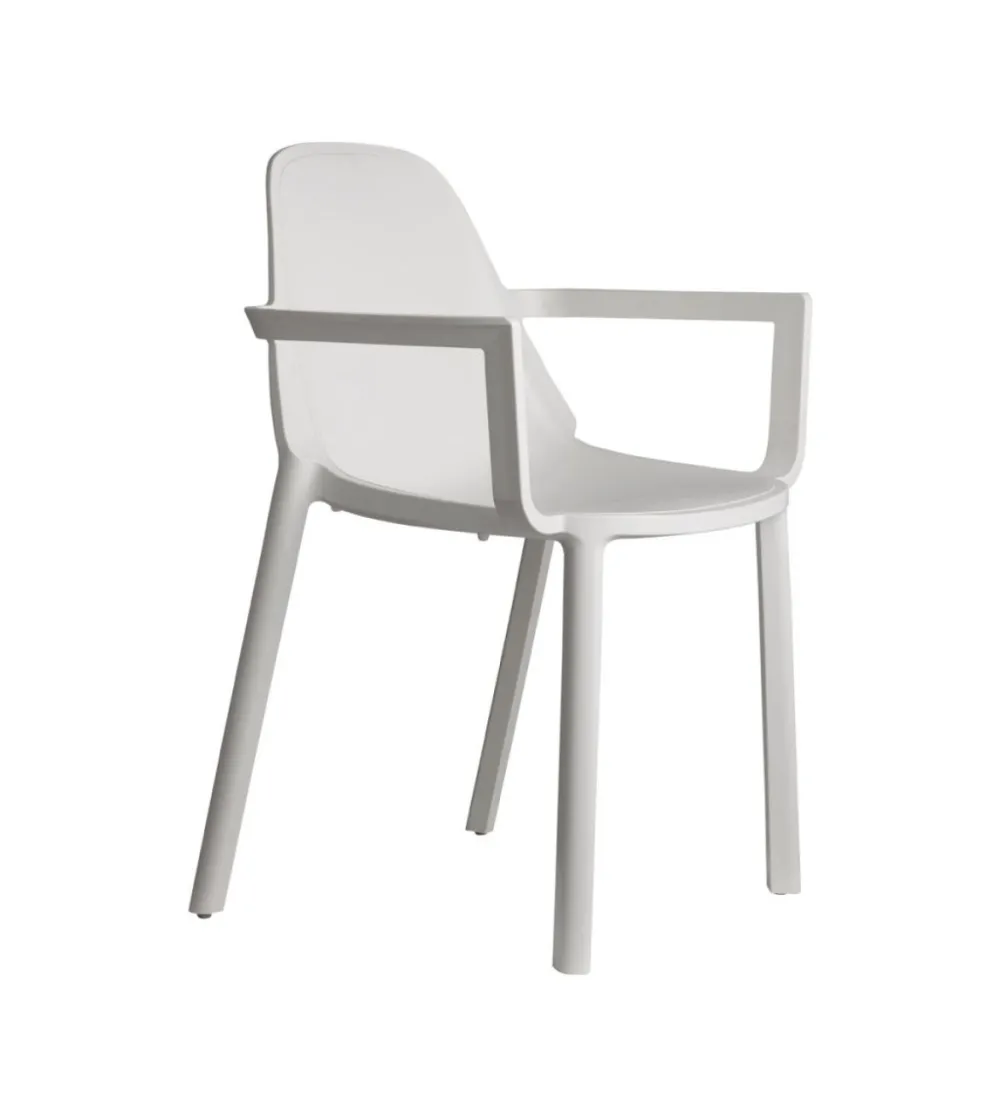 SCAB - Set 4 Più Chairs with Armrests