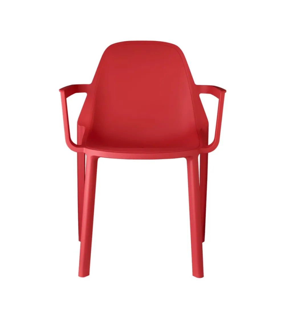 SCAB - Set 4 Più Chairs with Armrests