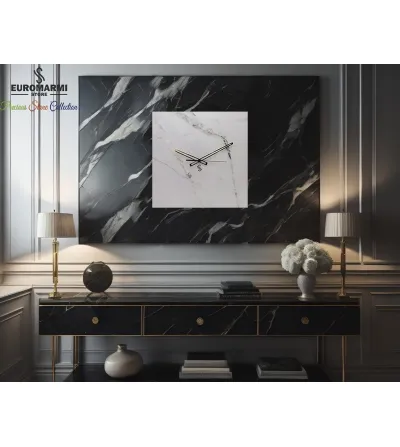 Horloge Murale Carrée Marbre Calacatta - Euromarmi Store 2
