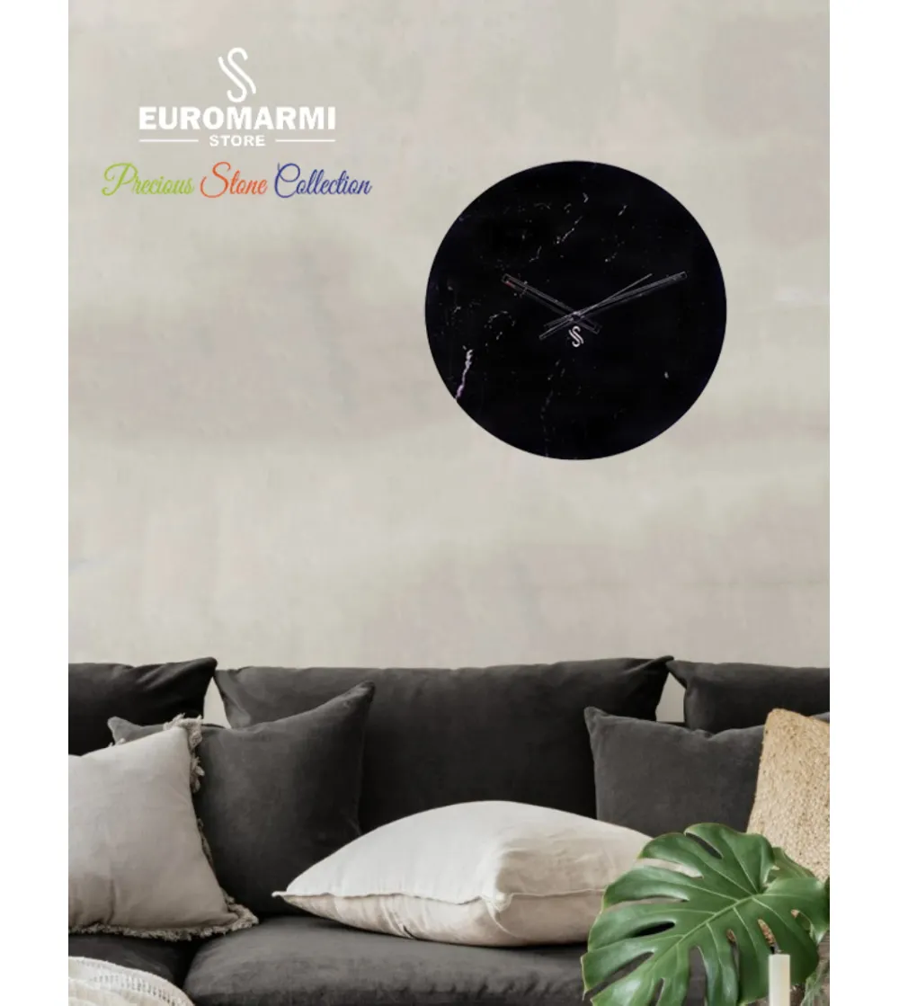 Reloj De Pared Redondo Grey Stone -...