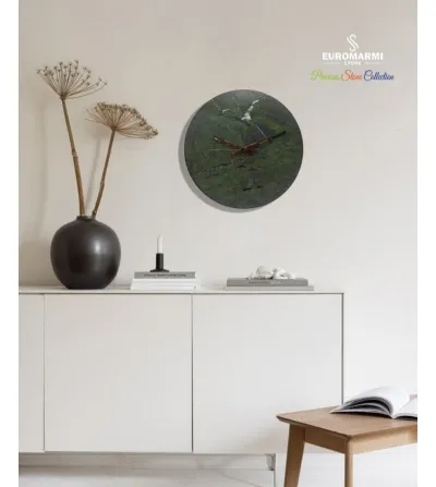 Fantastico Grün Runde Wanduhr - Euromarmi Store 2