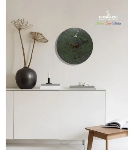 Orologio Da Parete Rotondo Verde Fantastico - Euromarmi Store