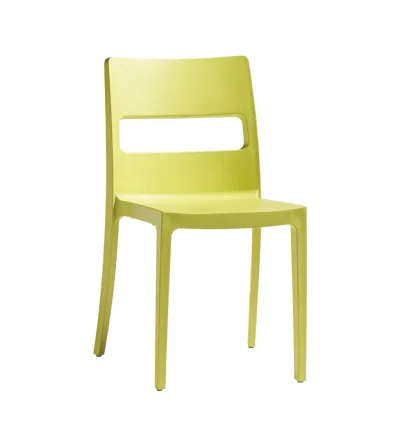 SCAB - Set 6 Sai Chairs in Fireproof Technopolymer