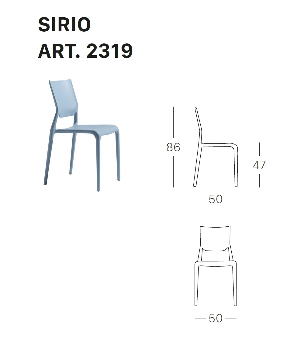 Set 6 Sedie Sirio - SCAB