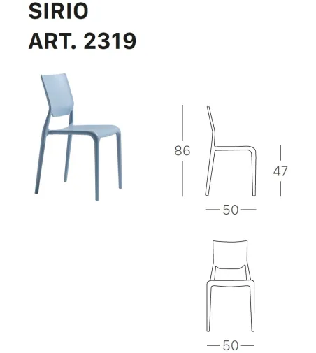 SCAB - Set 6 Sirio Chairs