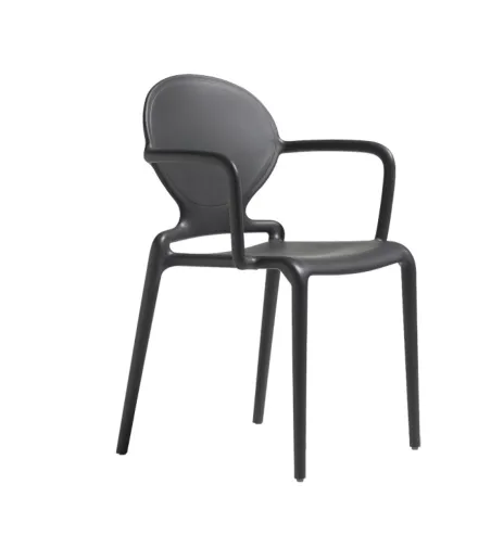 Lot 4 Chaises Gio avec Accoudoirs - SCAB