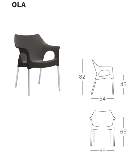 SCAB - Set 4 Ola Chairs