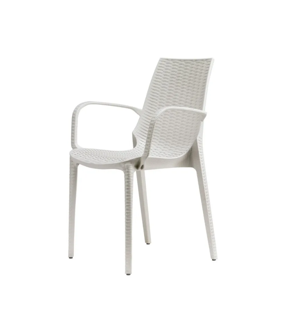 SCAB - Set 4 Lucrezia Chairs with Armrests