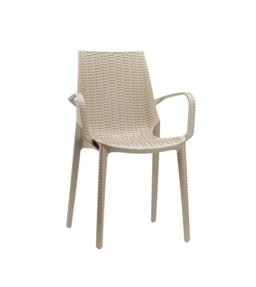 Lot 4 Chaises Lucrezia avec Accoudoirs - SCAB