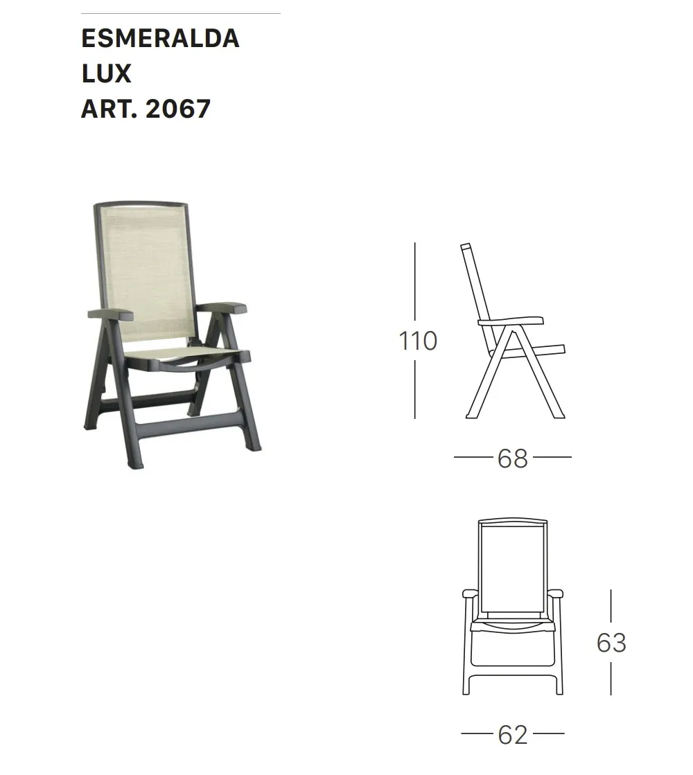 Fauteuil Esmeralda Lux - SCAB