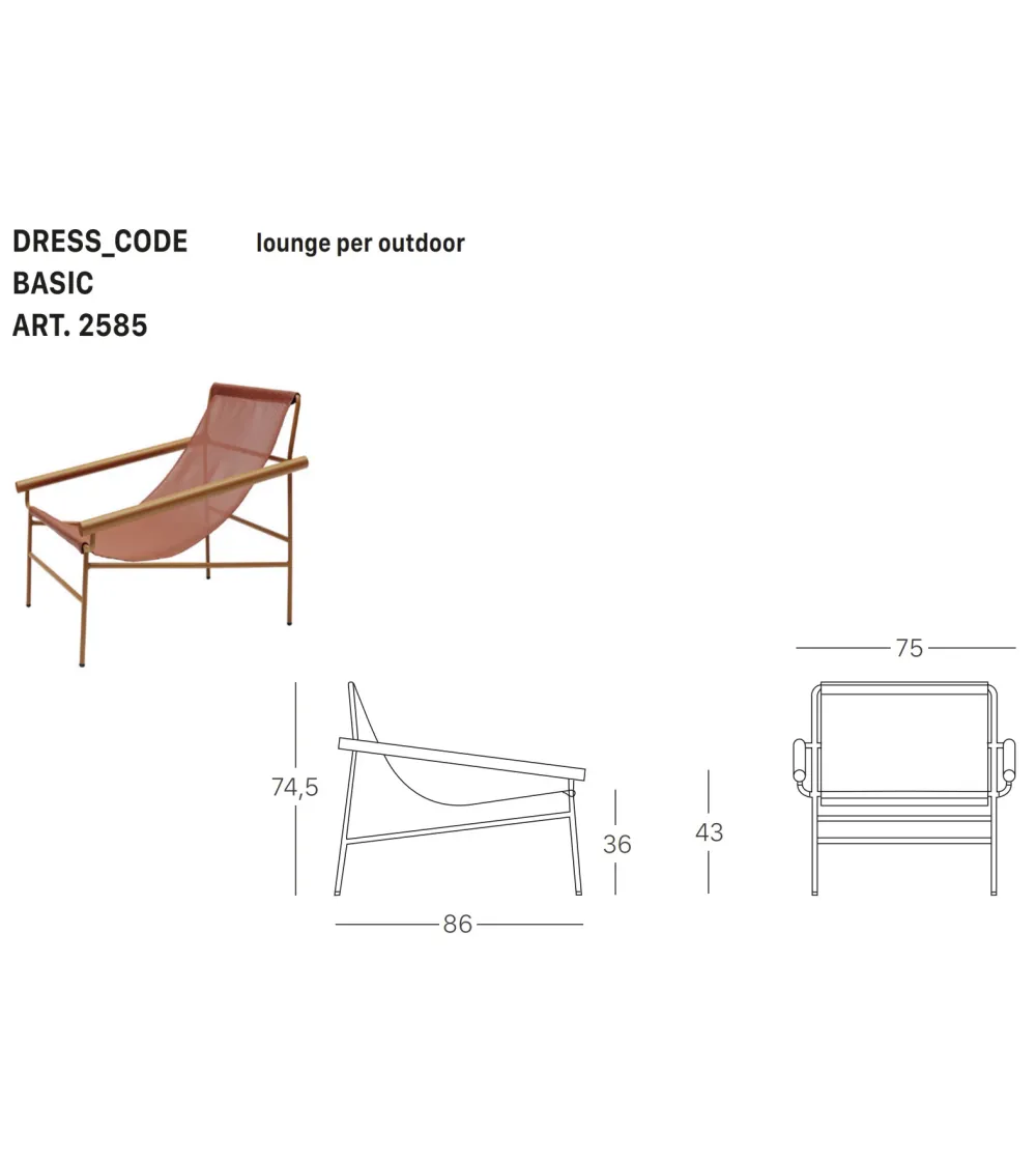 Fauteuil Dress_Code Basic - SCAB