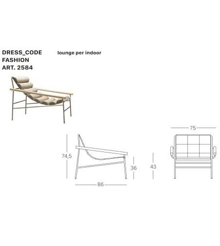 Sillón Dress_Code Fashion - SCAB