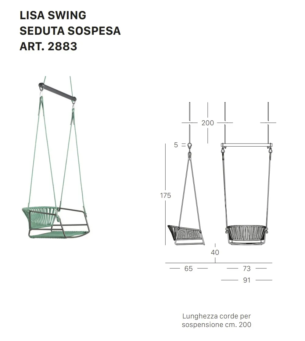 SCAB - Lisa Swing Hanging Armchair