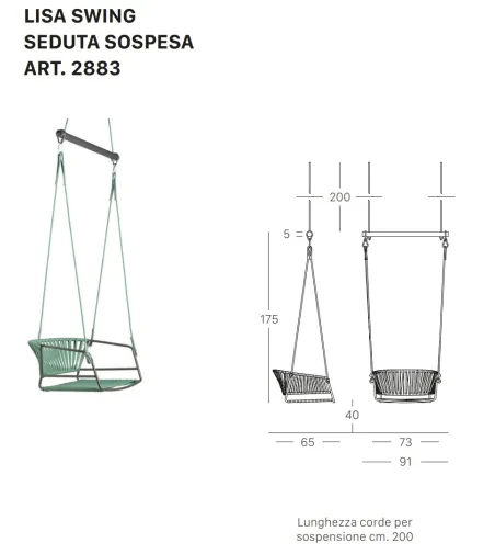 SCAB - Lisa Swing Hängesessel