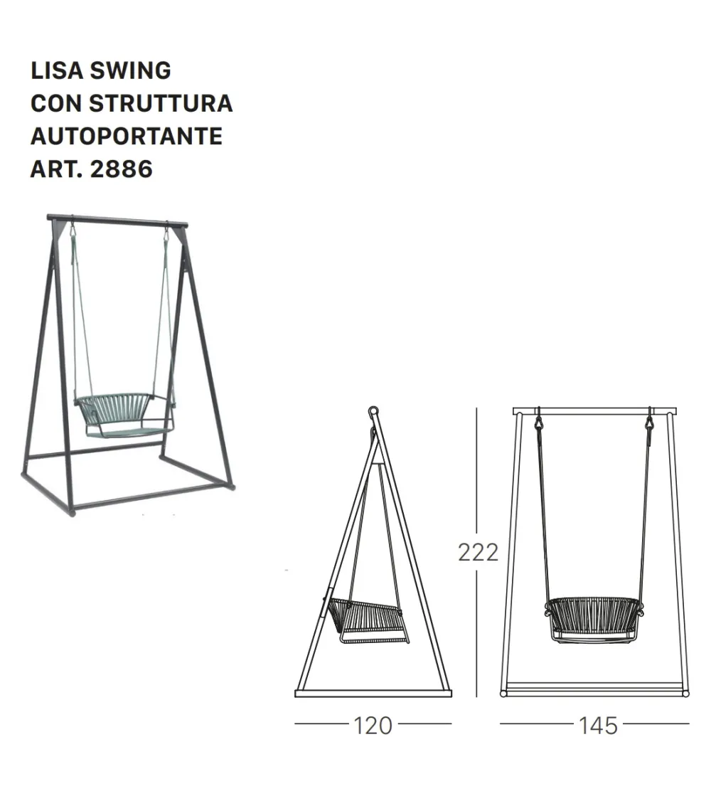 SCAB - Lisa Swing Hanging Armchair...