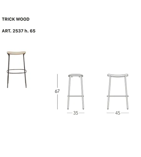 Taburete Trick Wood - SCAB