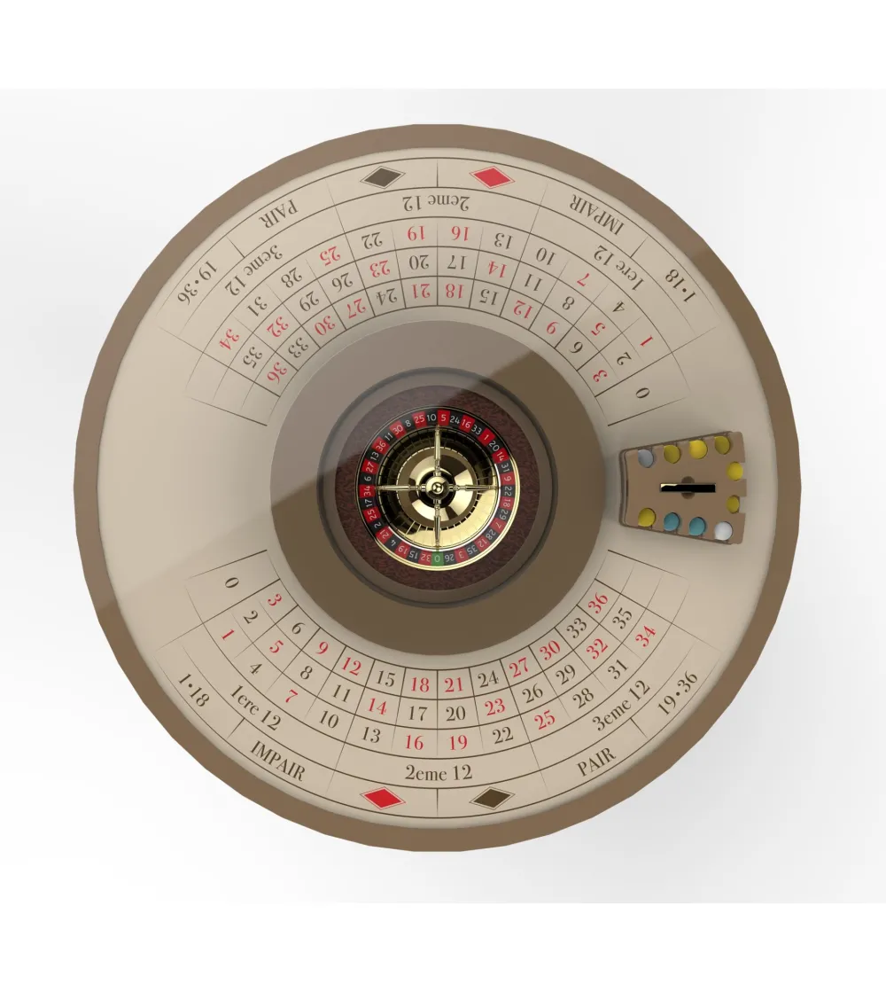 Mesa Roulette Convivium - Vismara Design