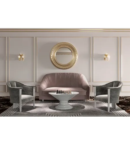 Table D'échecs Ronde Scaccomatto - Vismara Design