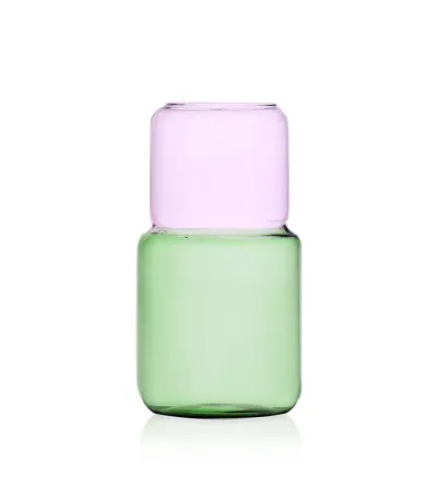 Revolve Pink Green Vase - Ichendorf