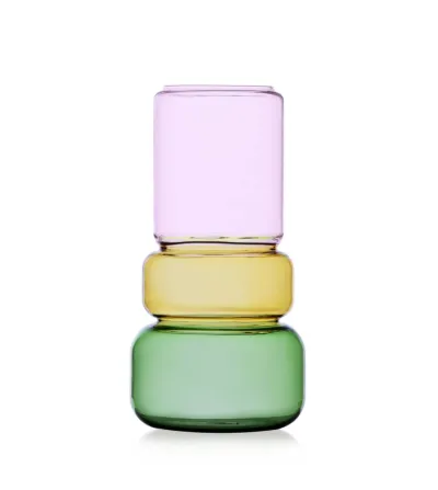 Vaso Rosa Ambra Verde Revolve - Ichendorf