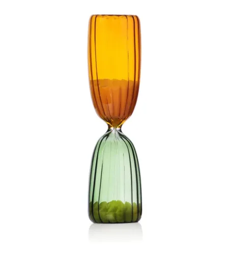 Times 5 Minutes Green Amber Hourglass - Ichendorf