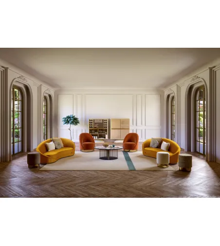 Vismara Design - Wavy geschwungenes Sofa