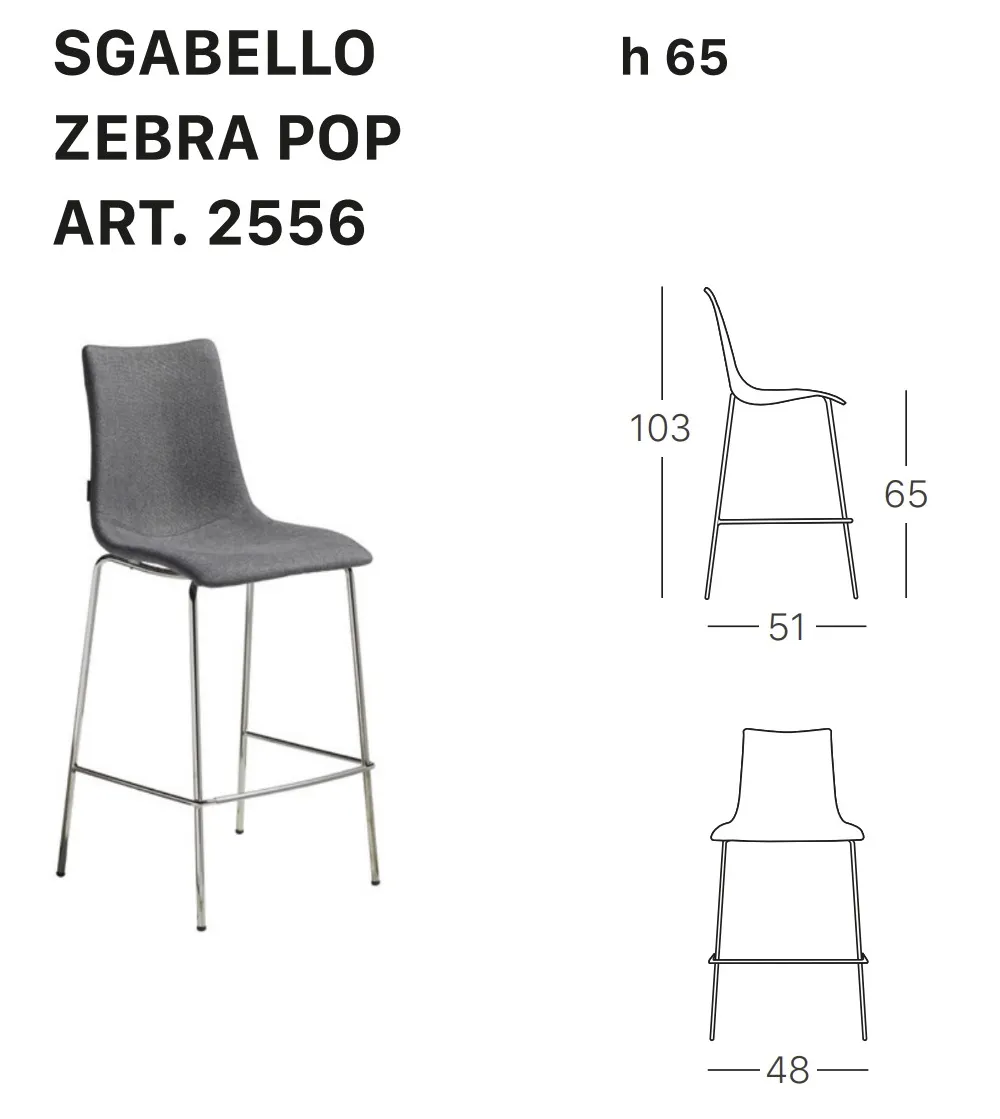 Tabouret Zebra Pop - SCAB