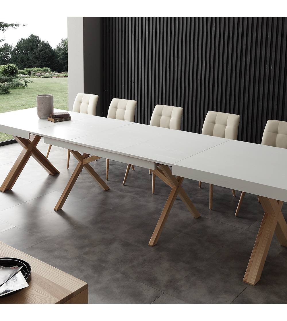 Table Leonardo Bicolor La Seggiola