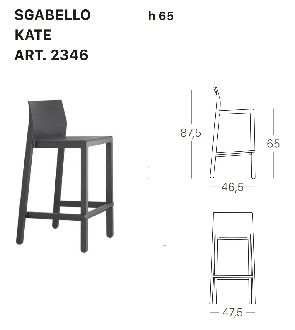Set 4 Sgabelli Kate - SCAB
