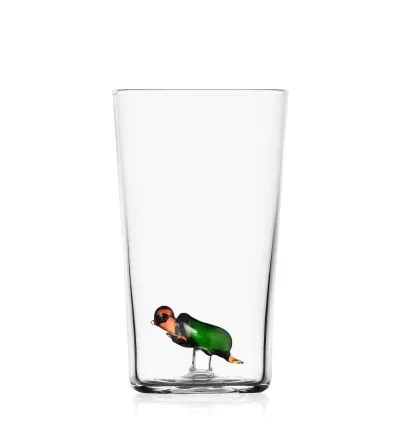 Ensemble 3 Verres À Longdrink Tortue Verte Animal Farm -...