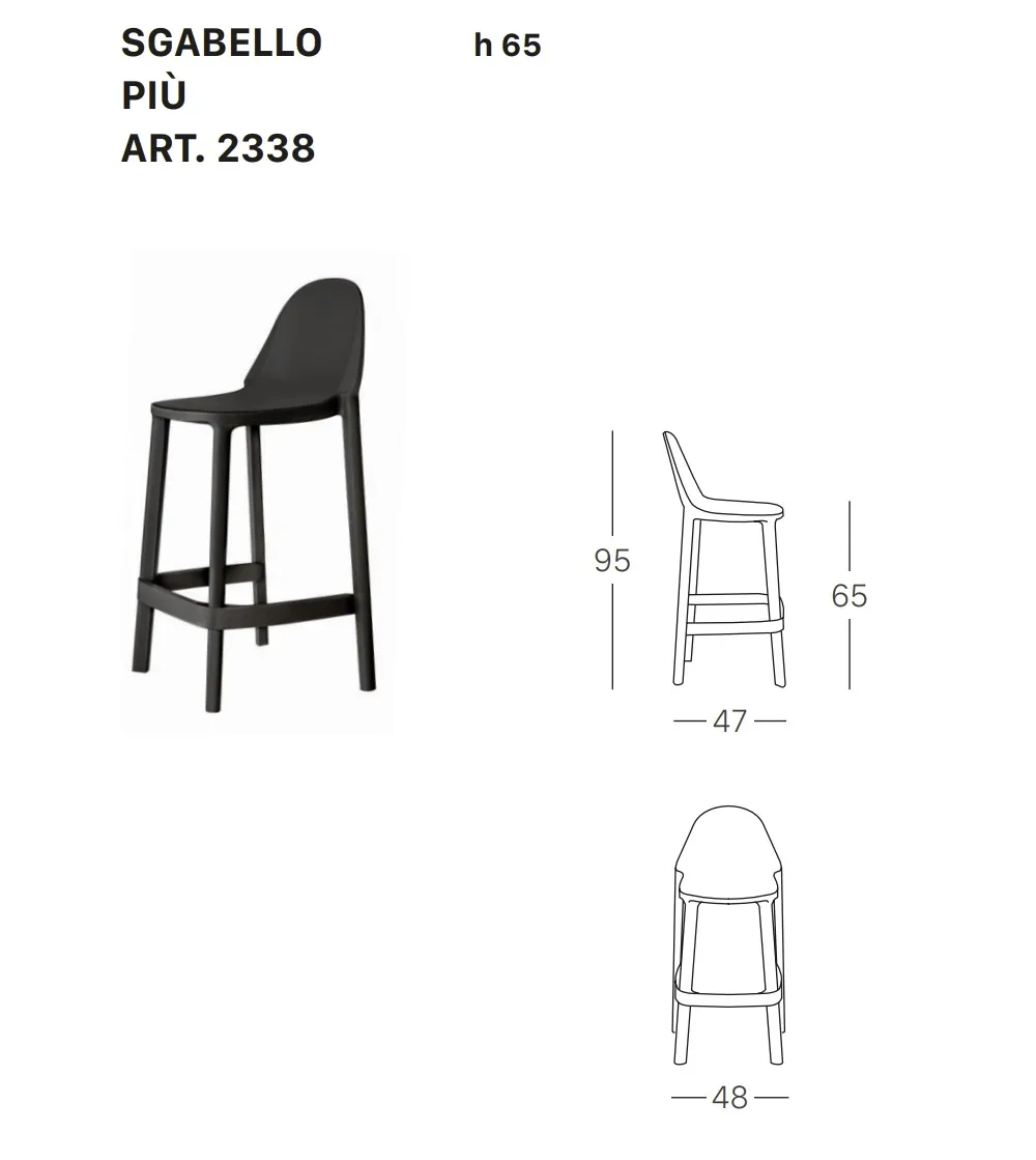 SCAB - Set 4 Più Stools