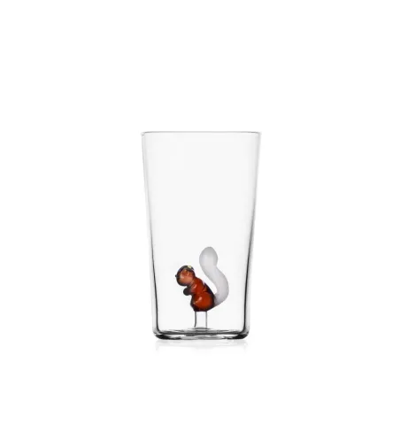 Set 3 Animal Farm Squirrel Longdrink Glasses - Ichendorf