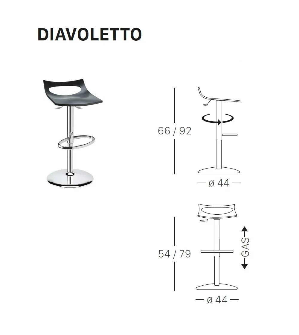Taburete Diavoletto - SCAB