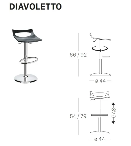 Sgabello Diavoletto - SCAB