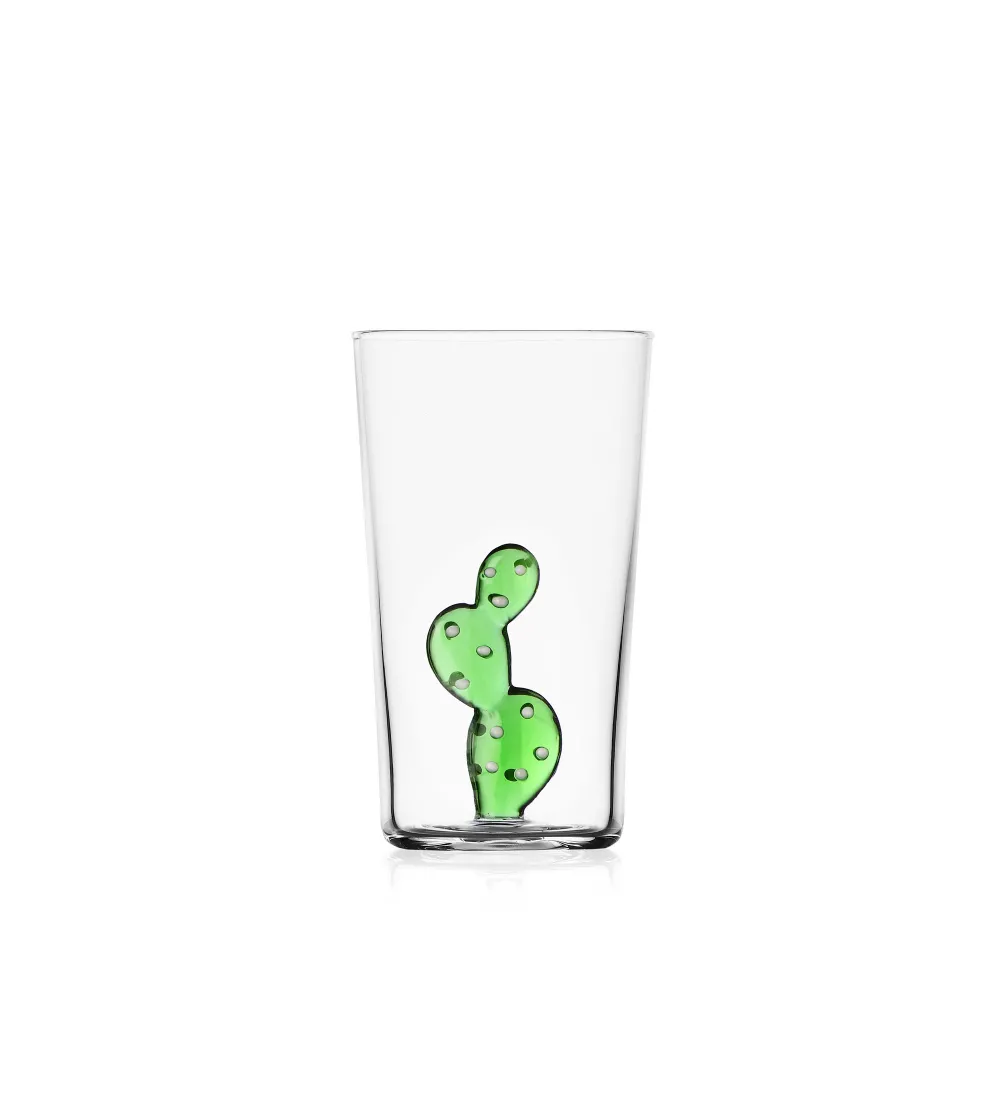 Juego 3 Vasos Longdrink Cactus Verde Desert Plants - Ichendorf