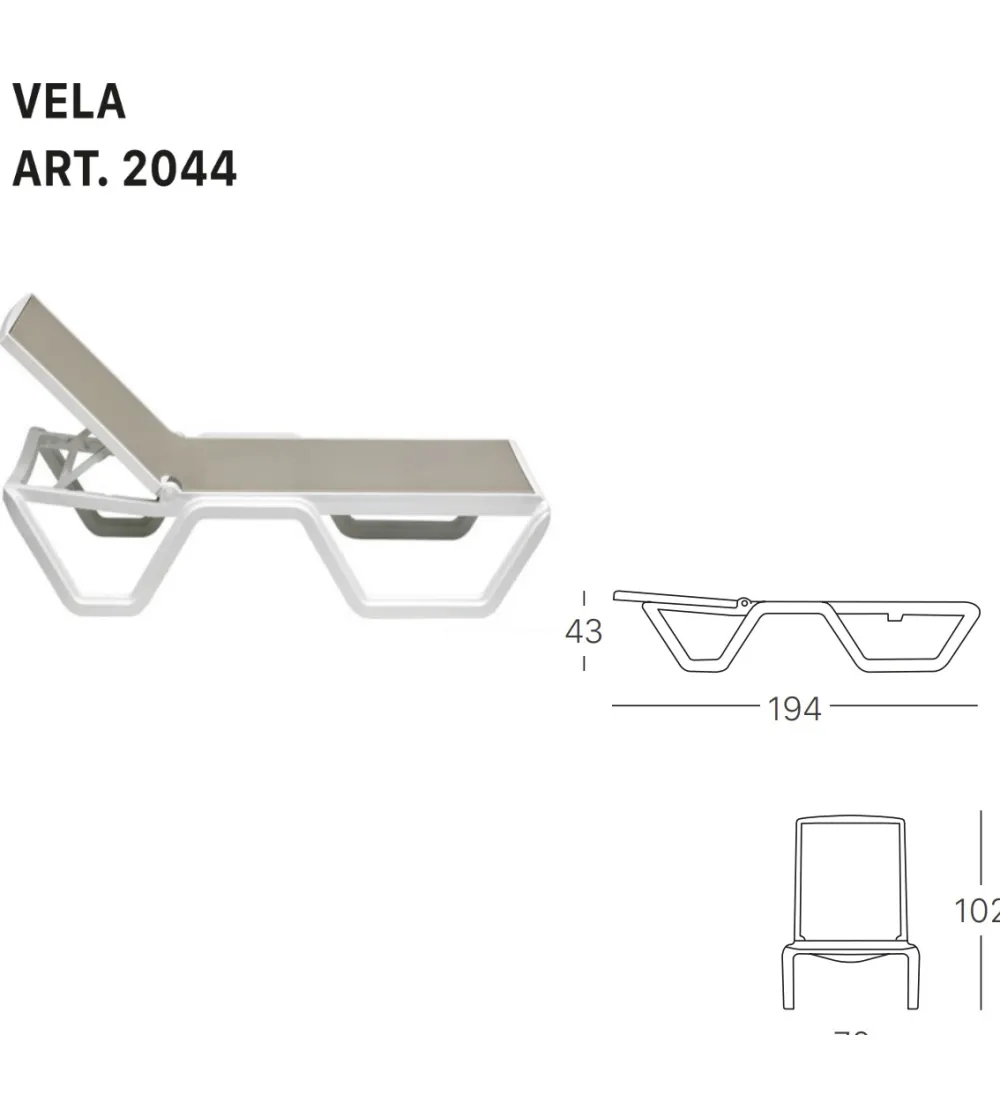 SCAB - Vela Sunbed