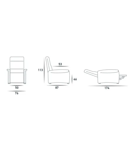 Fauteuil Lift-Relax Cloe - Spazio Relax