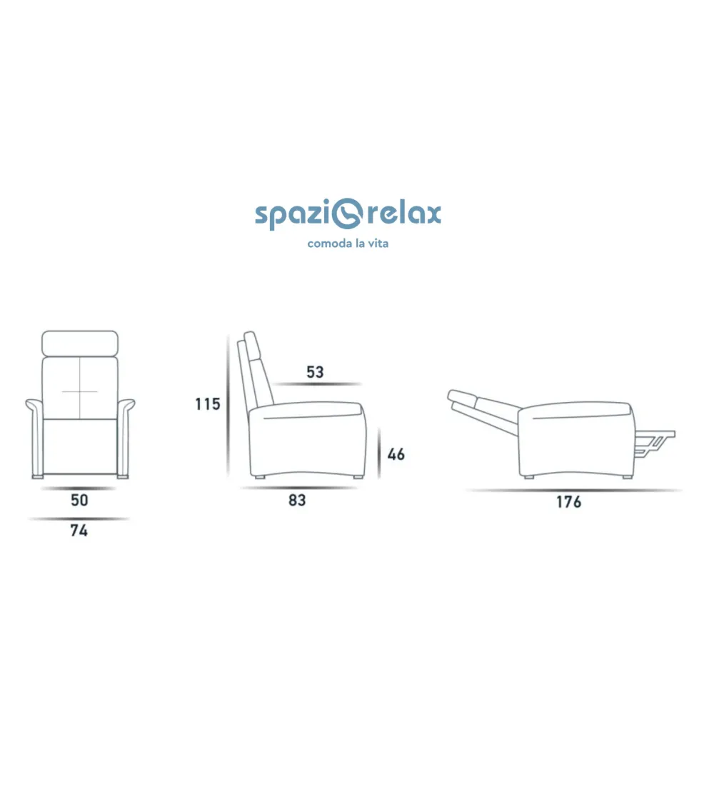 Fauteuil Lift-Relax Cristel - Spazio...