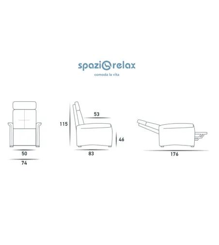 Spazio Relax - Cristel Lift-Relax Sessel