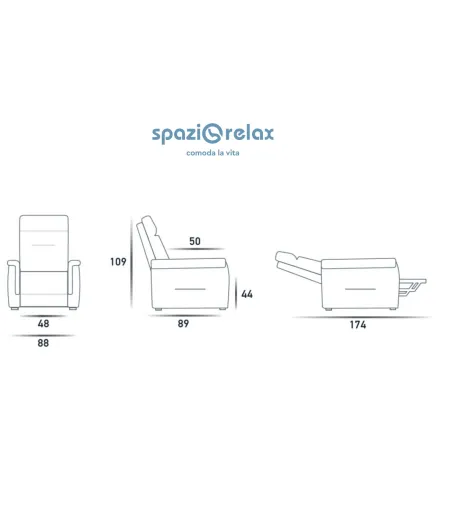 Fauteuil Lift-Relax Denise - Spazio Relax