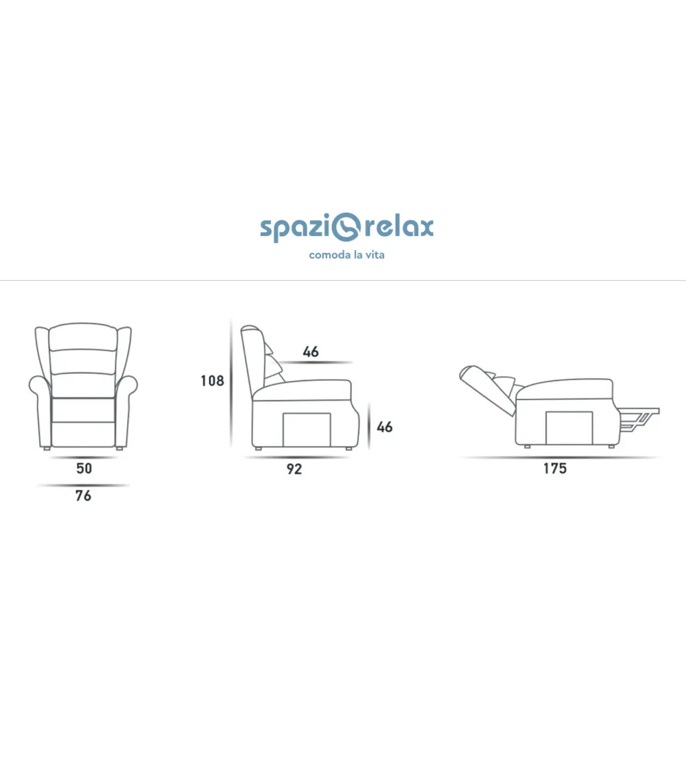 Fauteuil Lift-Relax Onda - Spazio Relax