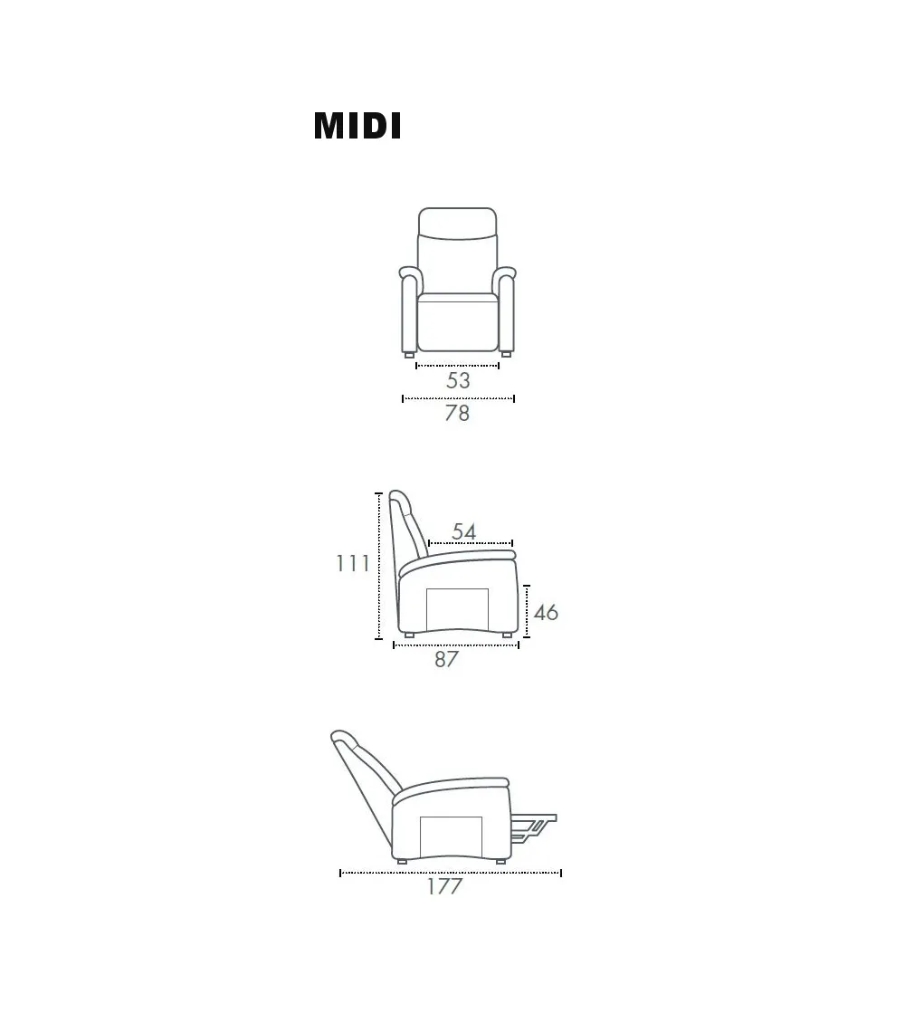 Spazio Relax - Asia Lift-Relax Armchair
