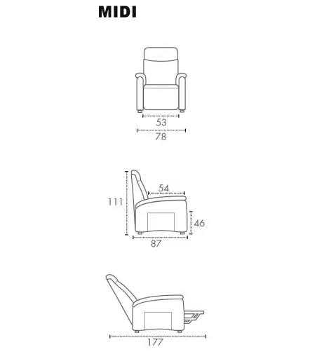 Spazio Relax - Asia Lift-Relax Sessel
