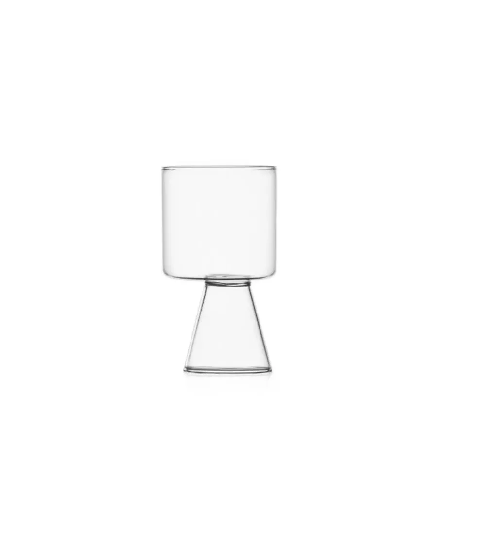 Set 3 Bicchieri Travasi Quadrati Trasparenti - Ichendorf
