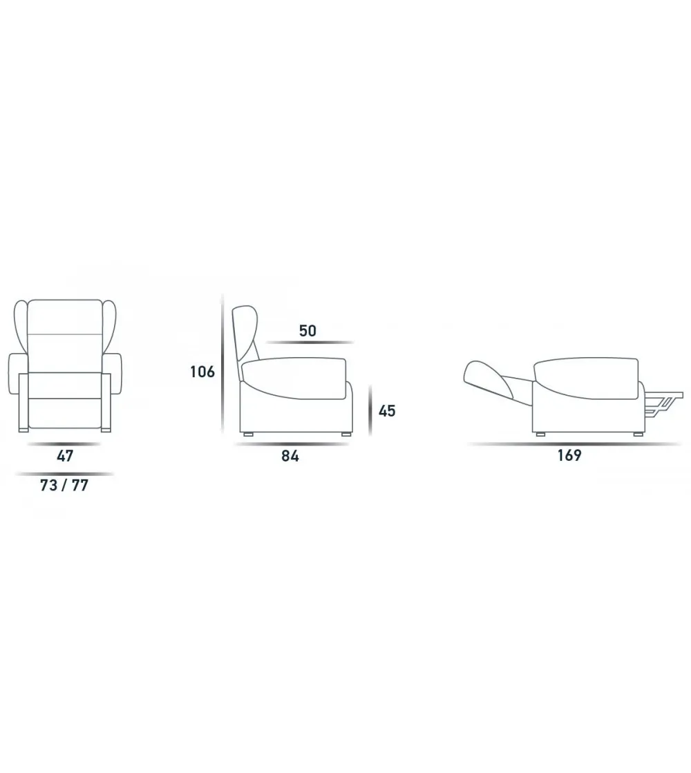Spazio Relax - Oslo Lift-Relax Armchair