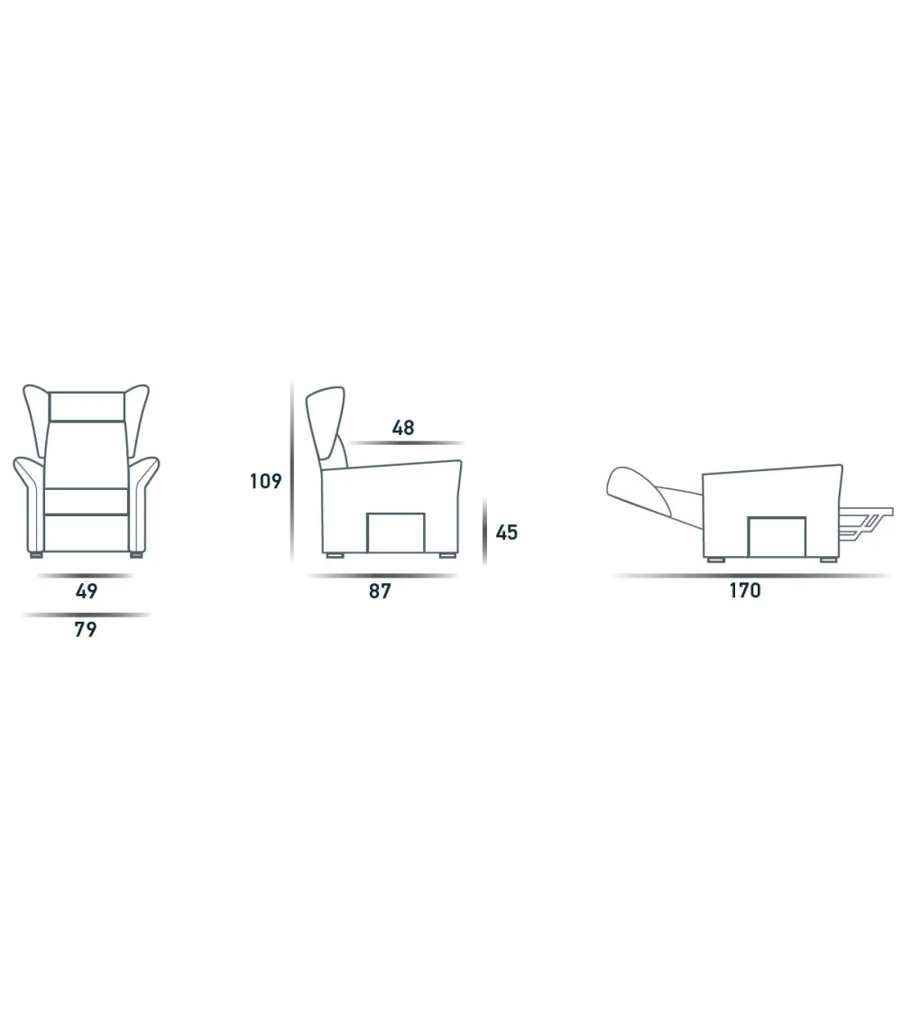 Spazio Relax - Siena Lift-Relax Armchair