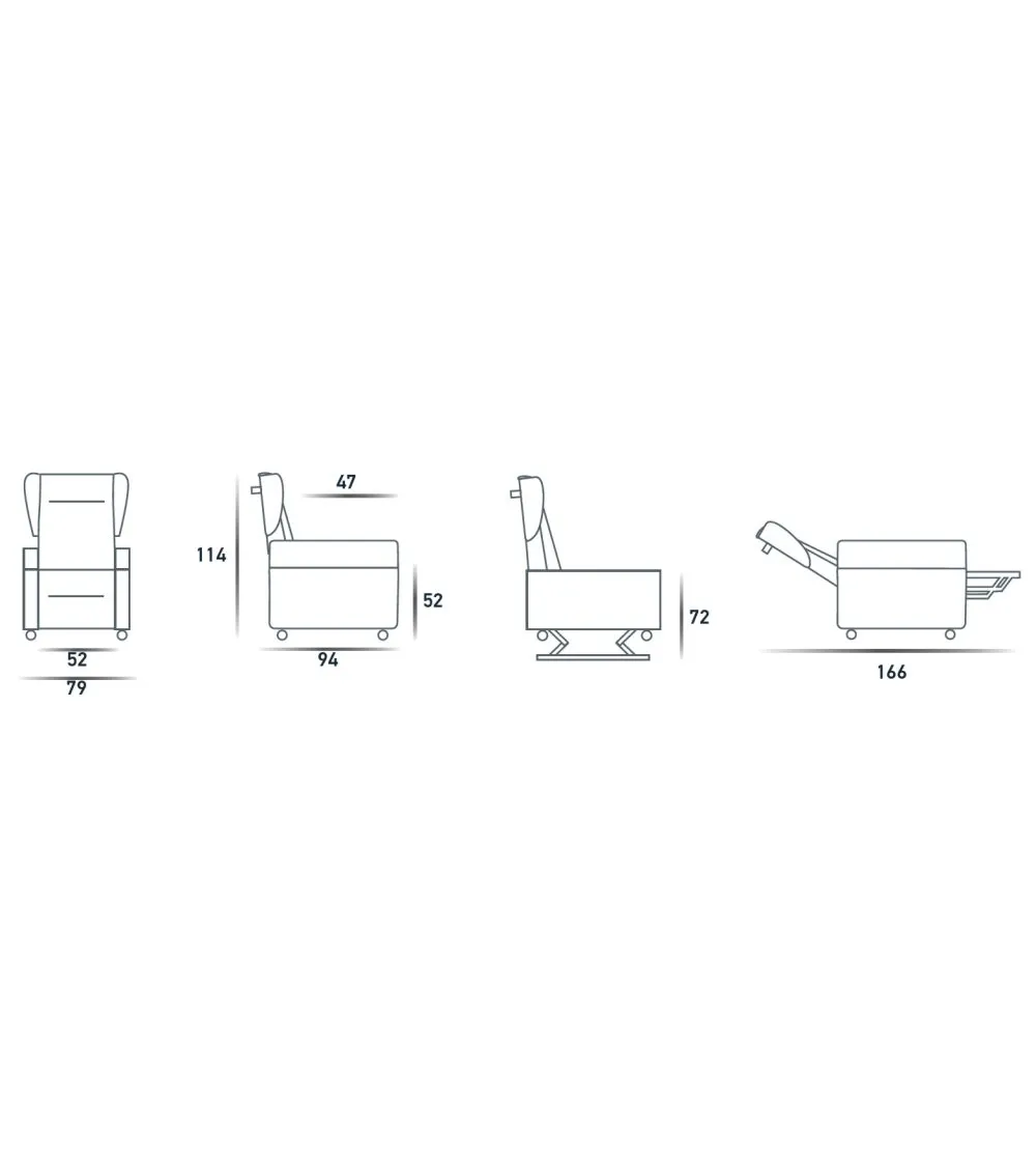 Fauteuil Relaxation Alba - Spazio Relax