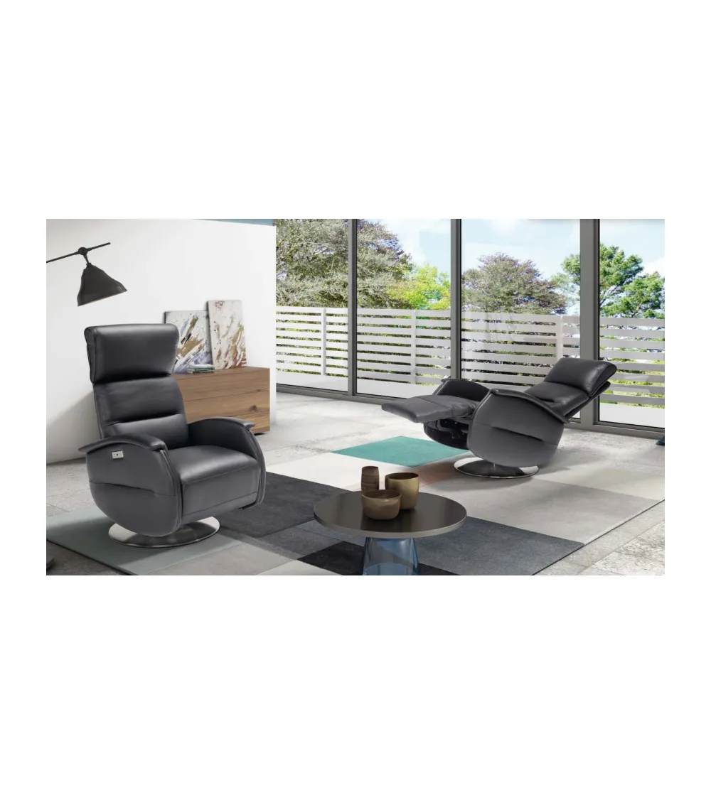 Fauteuil Swivel Ginevra - Spazio Relax