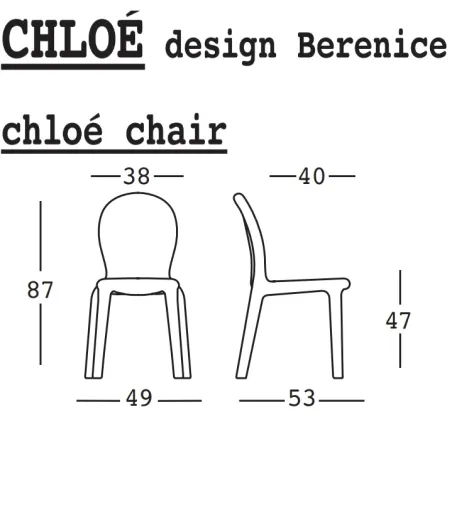 Set 2 Sedie Chloé - Plust