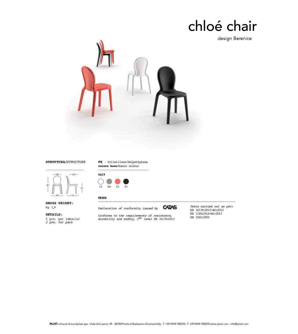 Plust - Set 2 Chloé Chairs